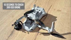 Краш дрона из-за спуфера в Крыму